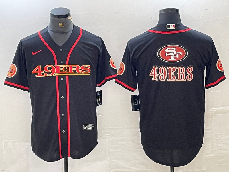 Men's San Francisco 49ers Black Joint Edition Jersey